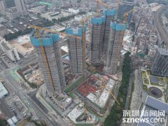 罗湖区清水河重点片区棚户区改造项目主体结构顺利封顶